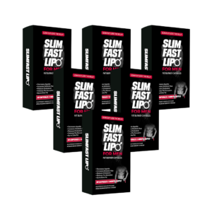 SlimFast Lipo Weight Loss Capsules for Men  - X6 180 Caps - 6 Boxes